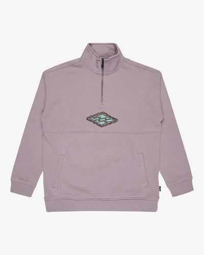 Billabong Burleigh - Boys Surf Lifestyle Half Zip Sweater