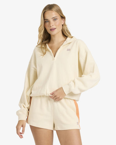 Classic Feels Half Zip Pullover - Sweatshirt met Rits Voor Dames