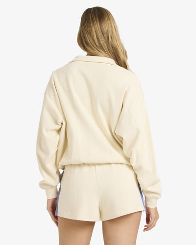 Classic Feels Half Zip Pullover - Sweatshirt met Rits Voor Dames