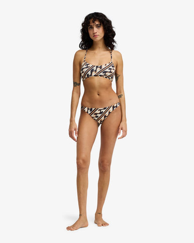 Dark Wave Tropic - Medium Coverage Bikini Bottoms Voor Dames