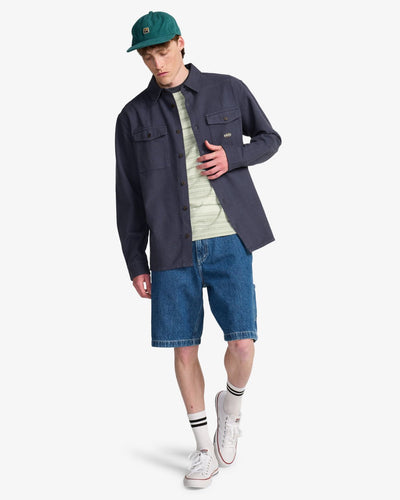 Billabong Del Mar Flannel - Lang Sleeve Shirt Für Herren