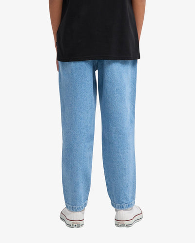 Billabong Larry - Boys Surf Lifestyle Elastic Waist Denim Pa