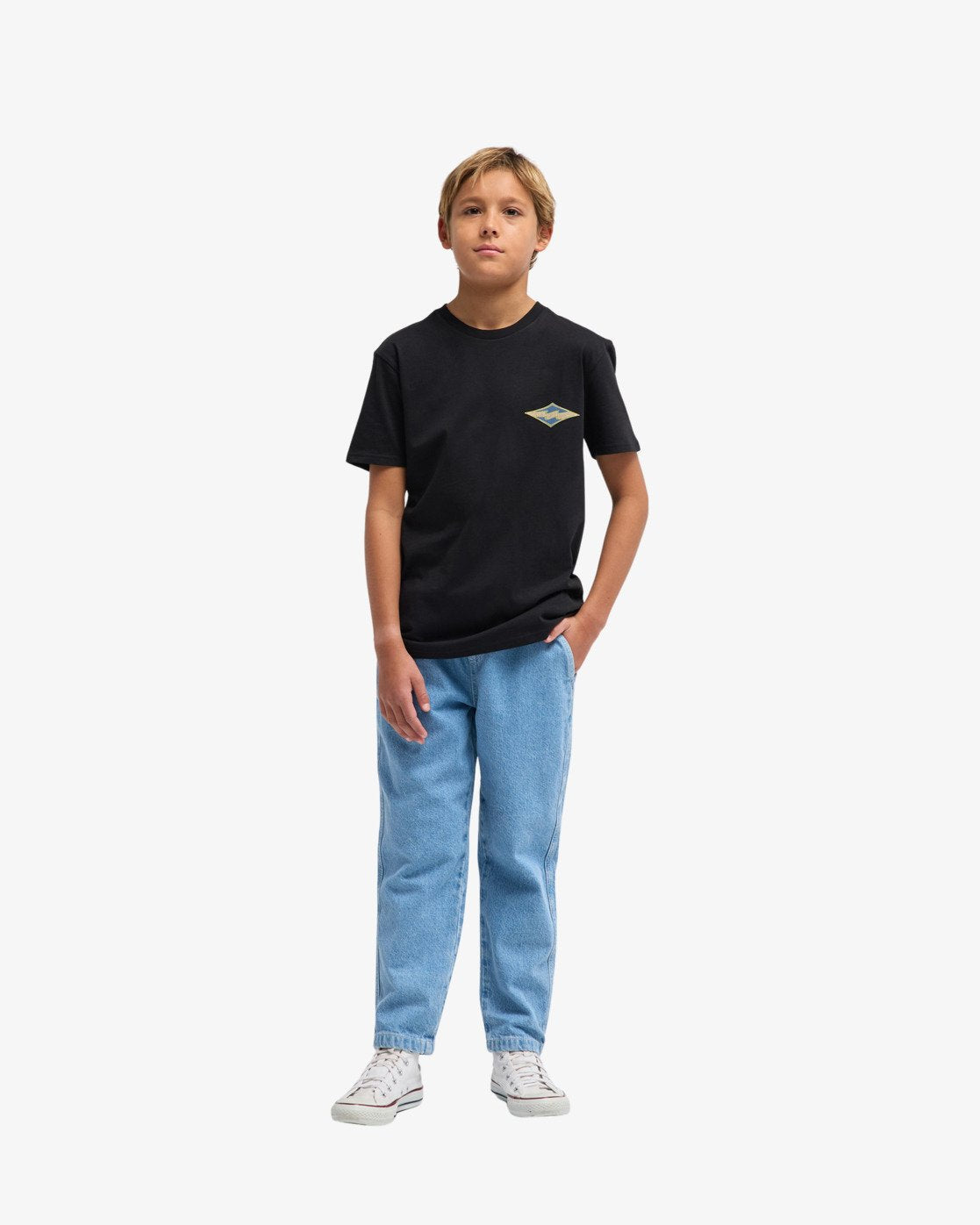 Billabong Larry - Boys Surf Lifestyle Elastic Waist Denim Pa