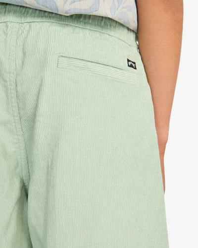 Billabong Larry - Boys Surf Lifestyle Elastic Waist Shorts