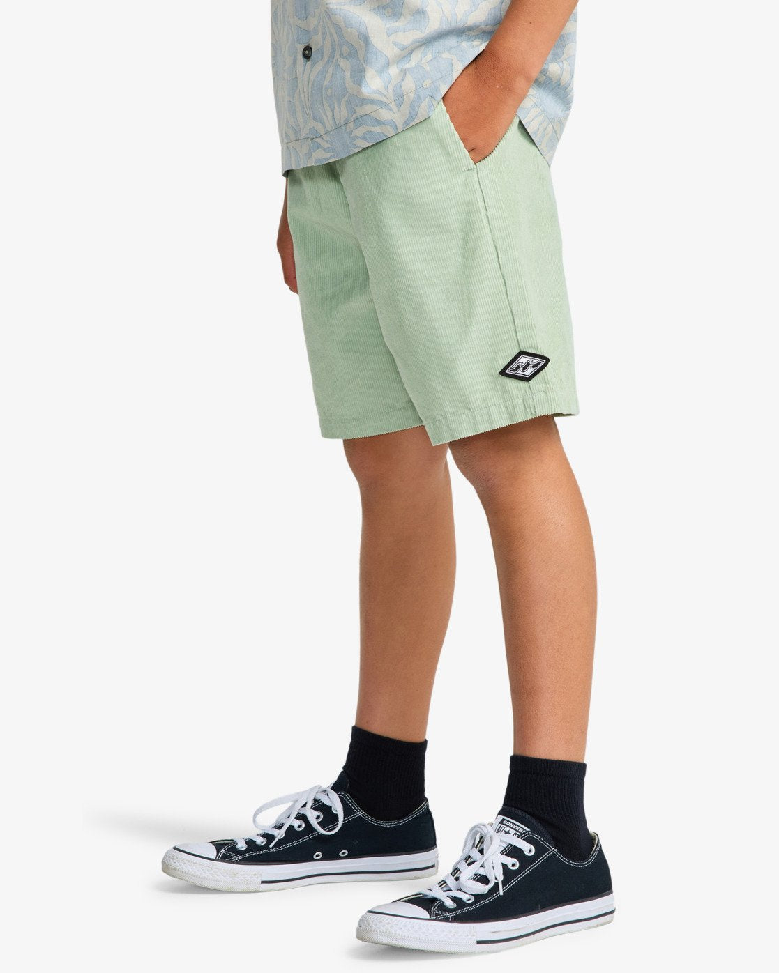 Billabong Larry - Boys Surf Lifestyle Elastic Waist Shorts