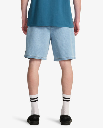 Billabong Larry Cord Denim - Elastic Waist Walkshorts For Men