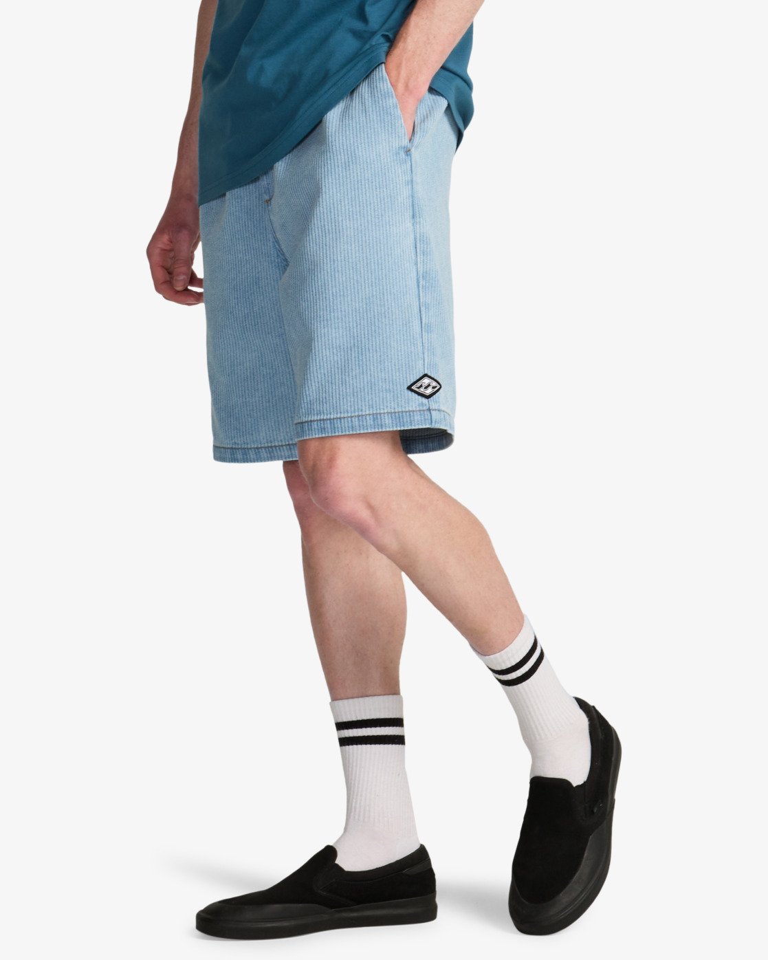 Billabong Larry Cord Denim - Elastic Waist Walkshorts For Men