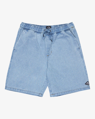 Billabong Larry Cord Denim - Elastic Waist Walkshorts For Men