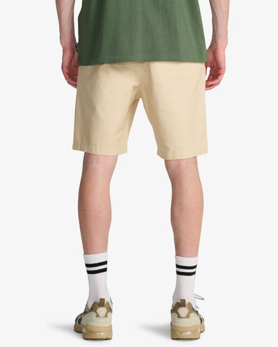 Larry Linen - Elasticated Shorts Voor Heren