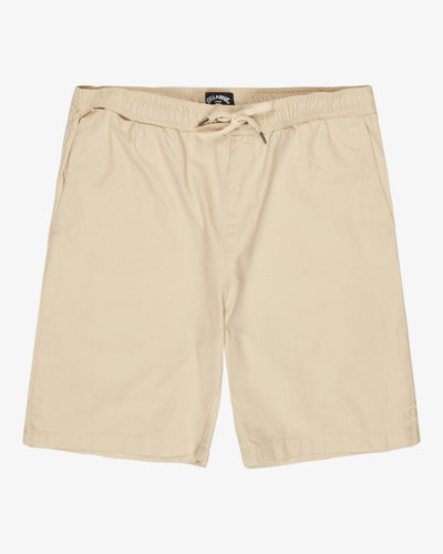 Larry Linen - Elasticated Shorts Voor Heren