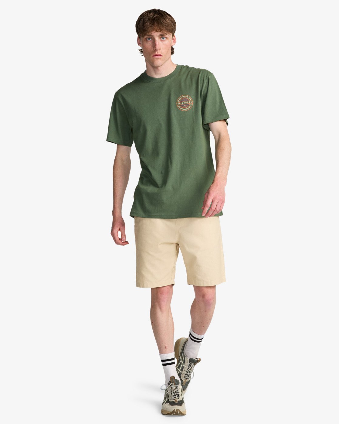 Larry Linen - Elasticated Shorts Voor Heren
