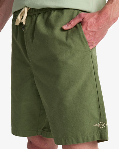 Billabong Larry Linen - Elasticated Shorts Für Herren