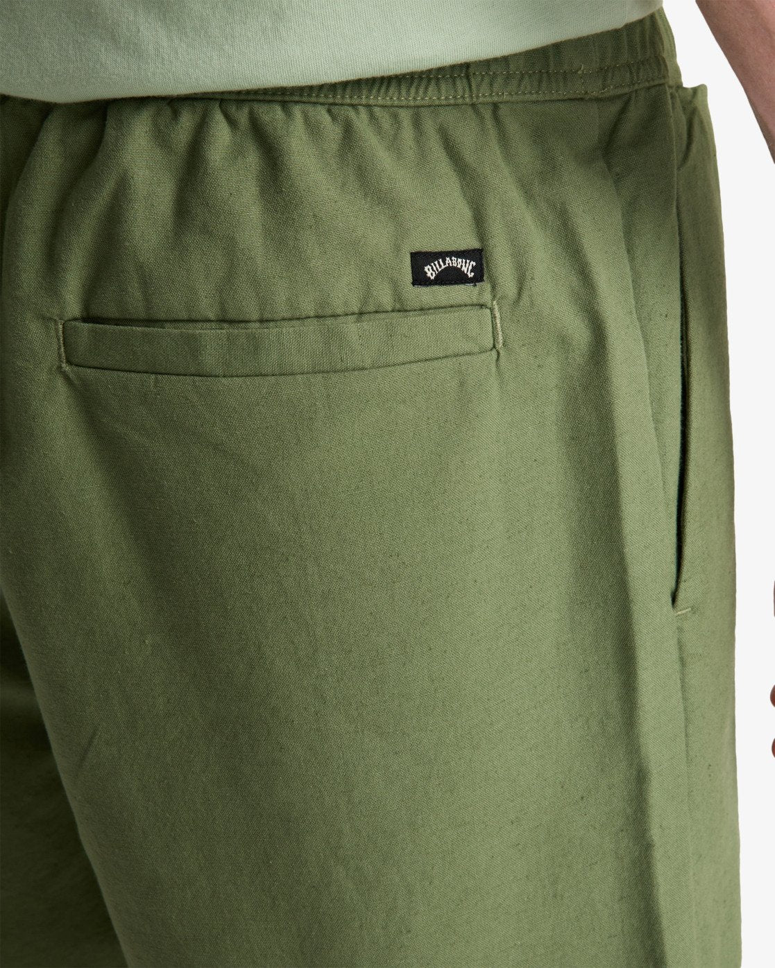 Billabong Larry Linen - Elasticated Shorts Für Herren
