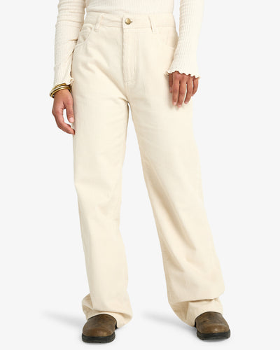 Billabong Midtown Cord – Cordhose mit fester Taille für Damen