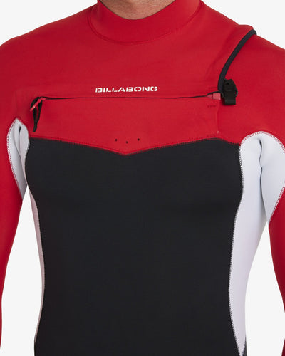 Revolution Natural Ai Chest Zip Ls Sp - Chest Zip Lang Sleeves Springsuit Voor Heren