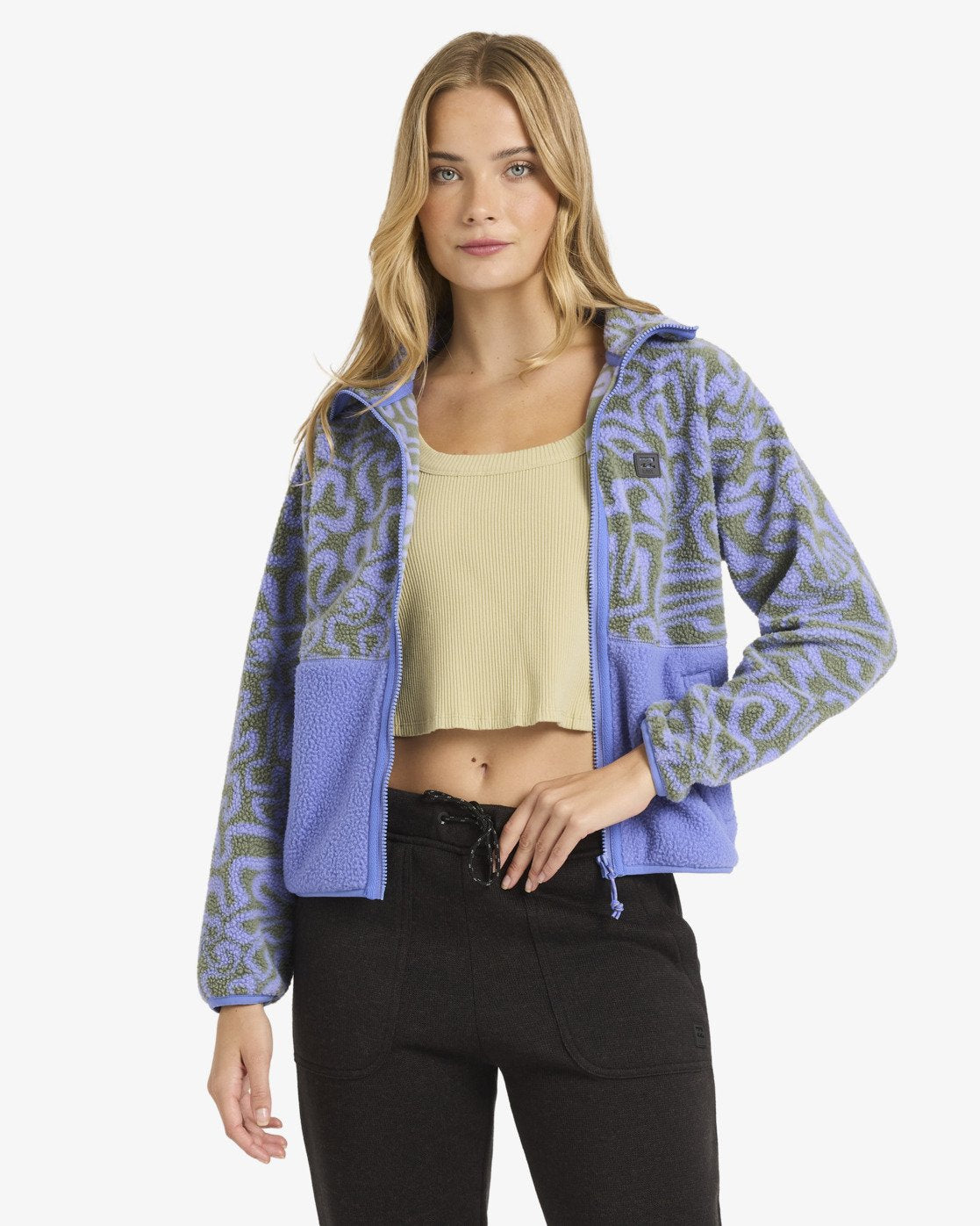 Billabong Rock Jetty Mock Neck - Zip Up Fleece for Women