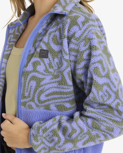 Billabong Rock Jetty Mock Neck - Zip Up Fleece for Women