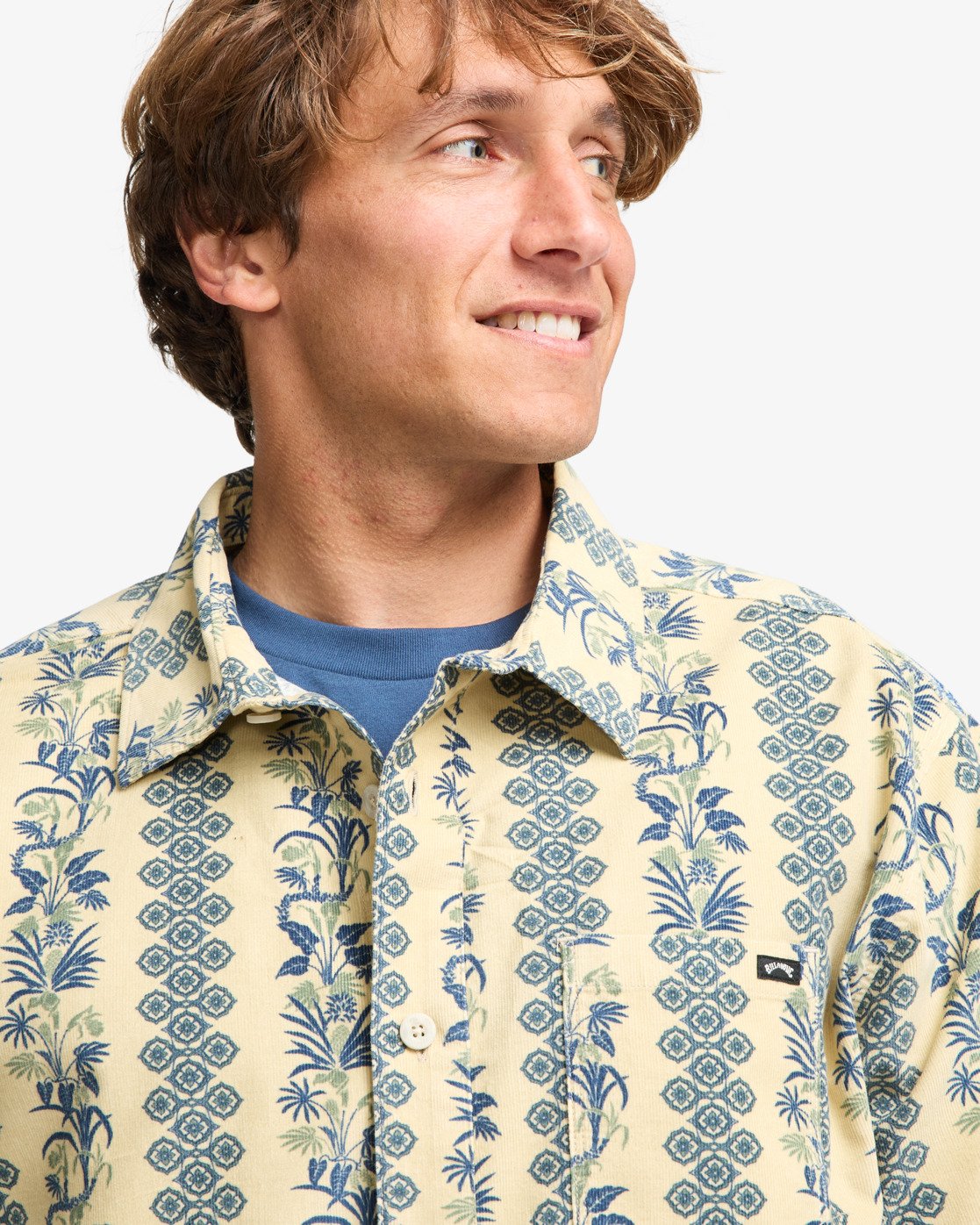 Solana Cord Korte Mouwen - Korte Mouwen Shirt Voor Heren