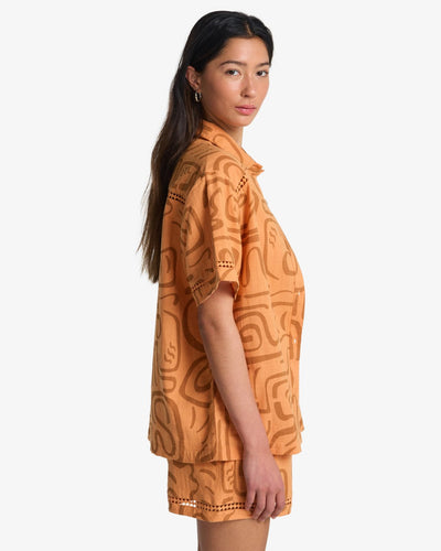 Billabong Summers End Shirt - Korte Mouwen Shirt Für Damen