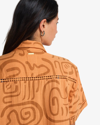 Billabong Summers End Shirt - Korte Mouwen Shirt Für Damen