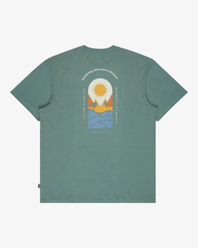 Sun Down Adiv Premium Korte Mouwen - T-Shirt Voor Heren
