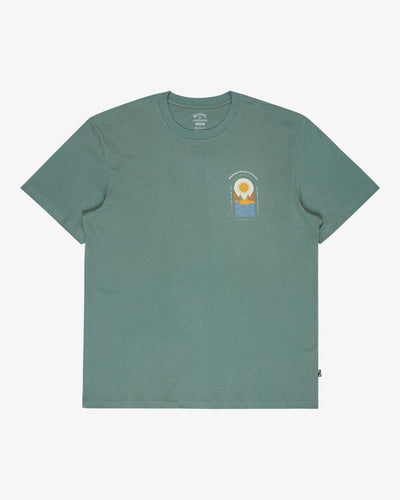Sun Down Adiv Premium Korte Mouwen - T-Shirt Voor Heren