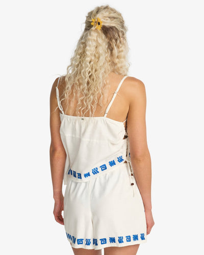 Sun Stamp Short - Elasticated Shorts Voor Dames