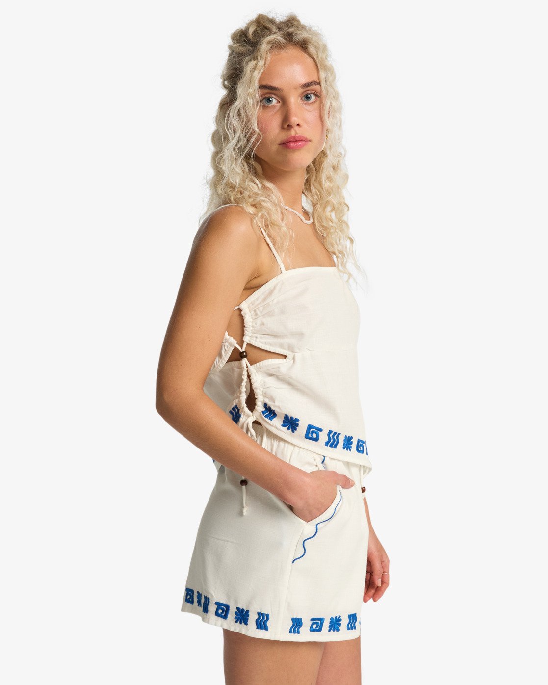 Sun Stamp Short - Elasticated Shorts Voor Dames