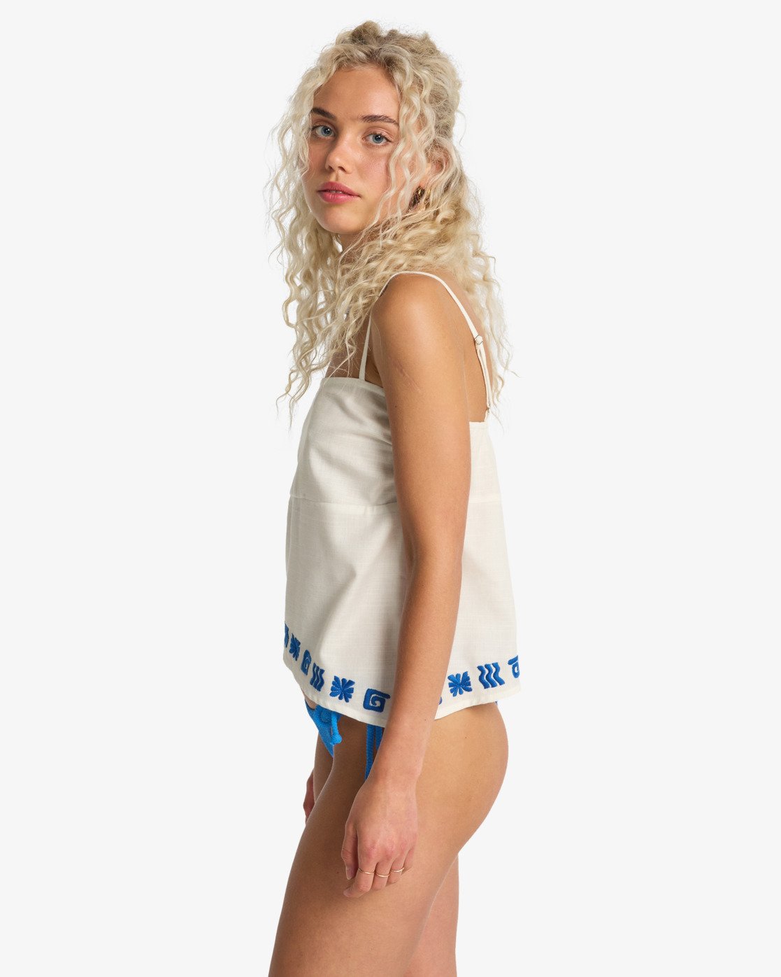 Billabong Sun Stamp Wvn Tnk - StrapleShort Sleeve Top For Women