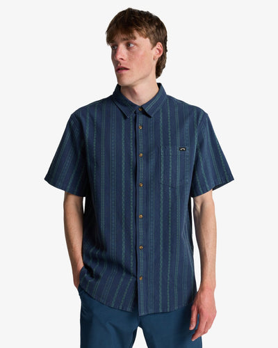 Billabong Sundays Jacquard Korte Mouwen - Korte Mouwen Shirt Für Herren
