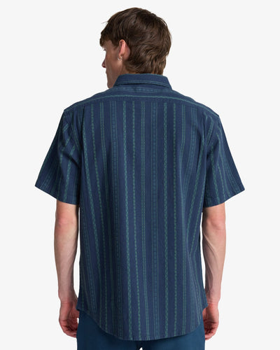 Billabong Sundays Jacquard Korte Mouwen - Korte Mouwen Shirt Für Herren