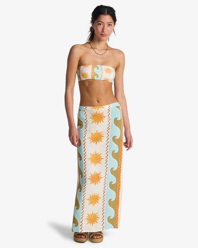 Billabong Tides Call Midi Rok - Viscose Rok Für Damen