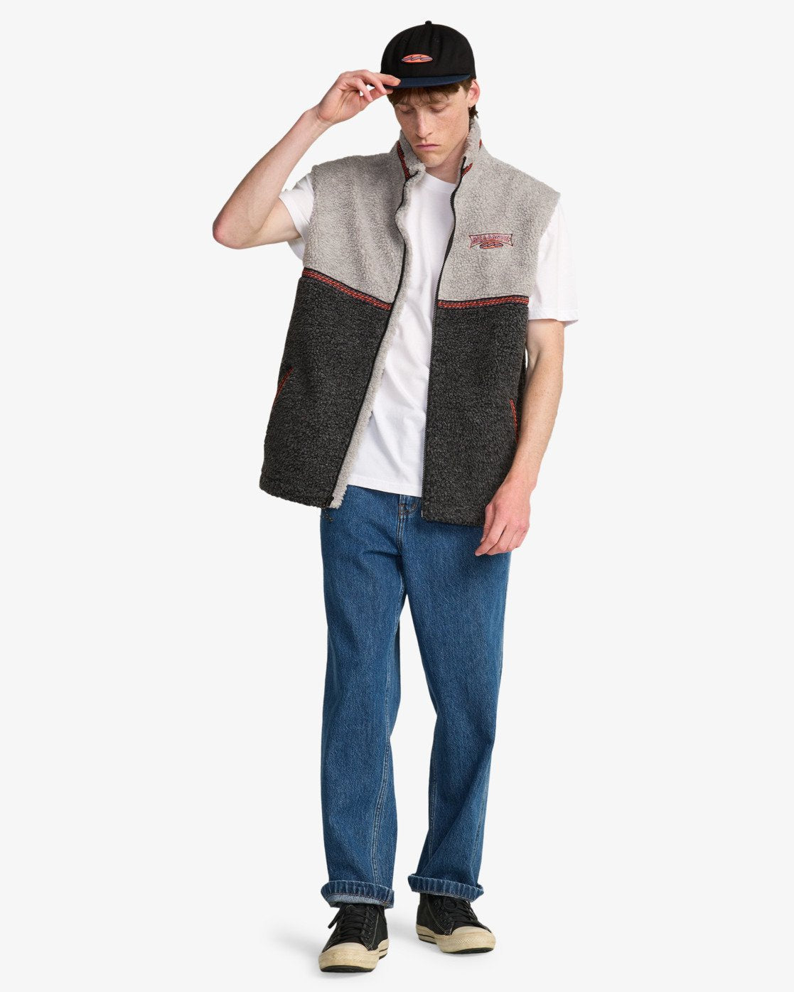 Billabong Tombstone Vest - Half Zip Fleece Für Herren