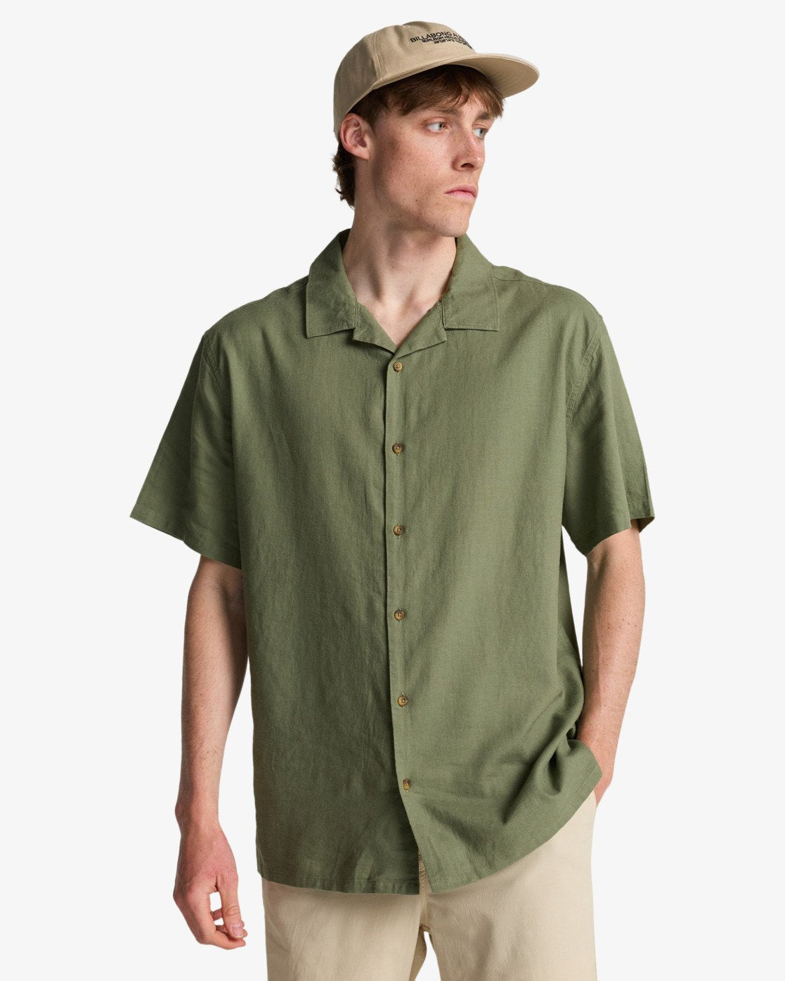 Vacay Linen Korte Mouwen - Korte Mouwen Shirt Voor Heren