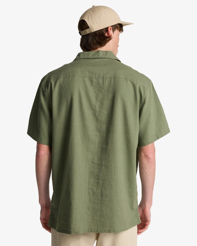 Vacay Linen Korte Mouwen - Korte Mouwen Shirt Voor Heren