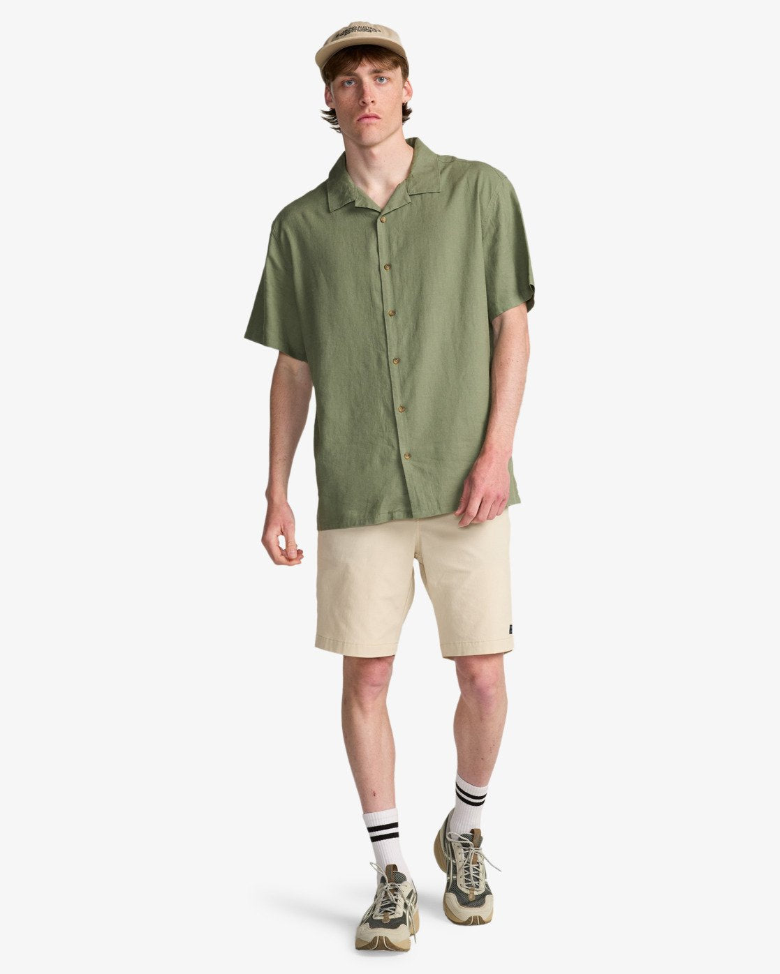 Vacay Linen Korte Mouwen - Korte Mouwen Shirt Voor Heren