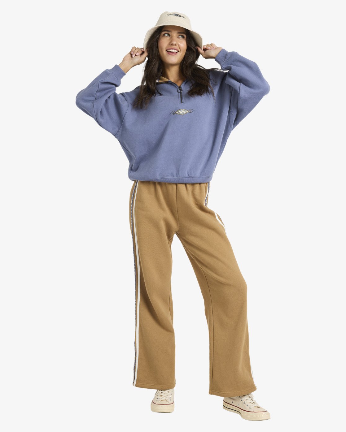 Billabong Wave Break Half Zip Crew - Half-Zip Sweatshirt Für Damen