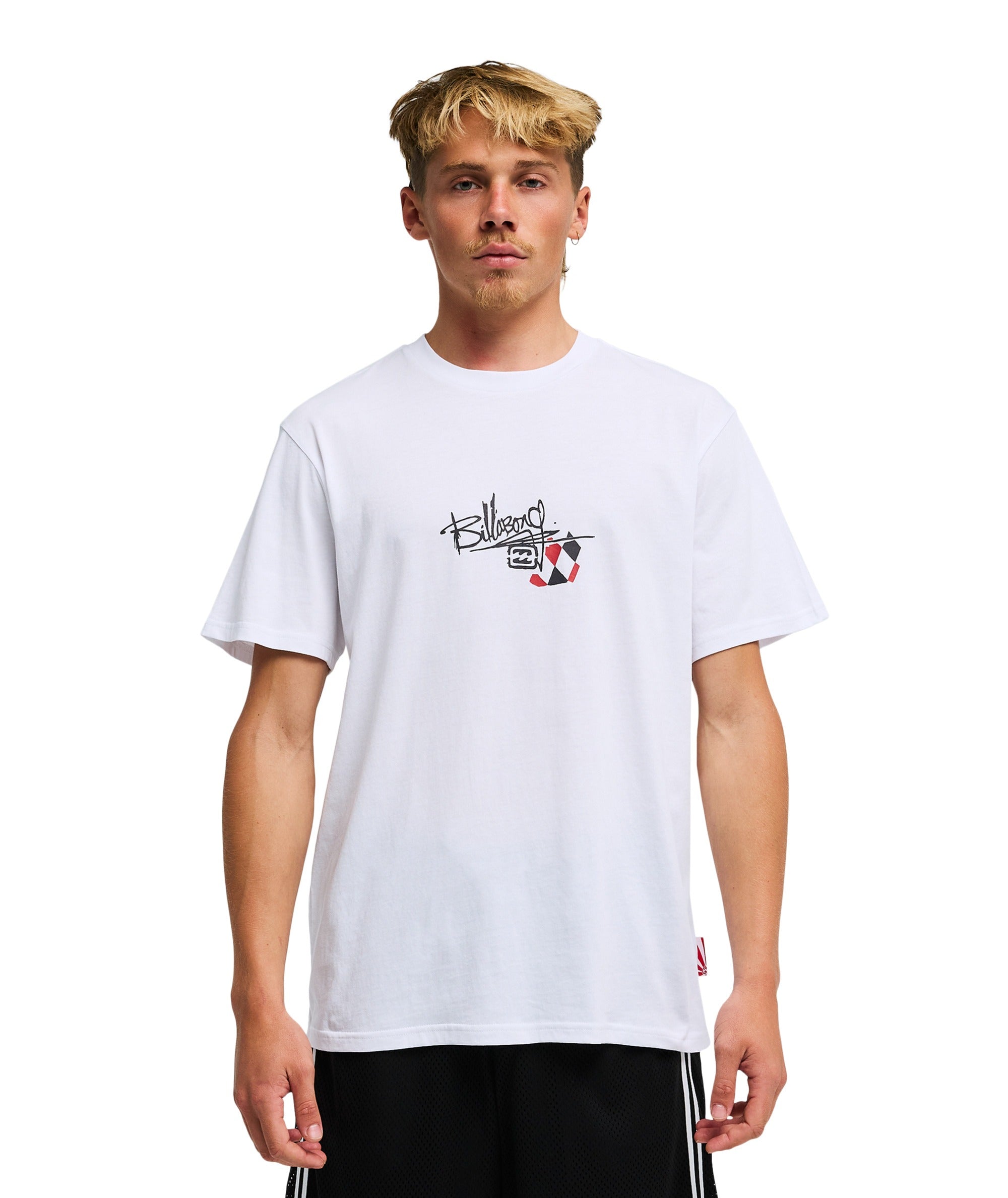 A.I Argyle (Wht) Short Sleeve Screen Tee For Men