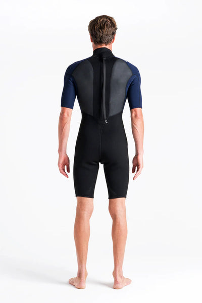 C-Skins Element 3:2 Back Zip - Herren Kurze Ärmel Shorty Wetsuit