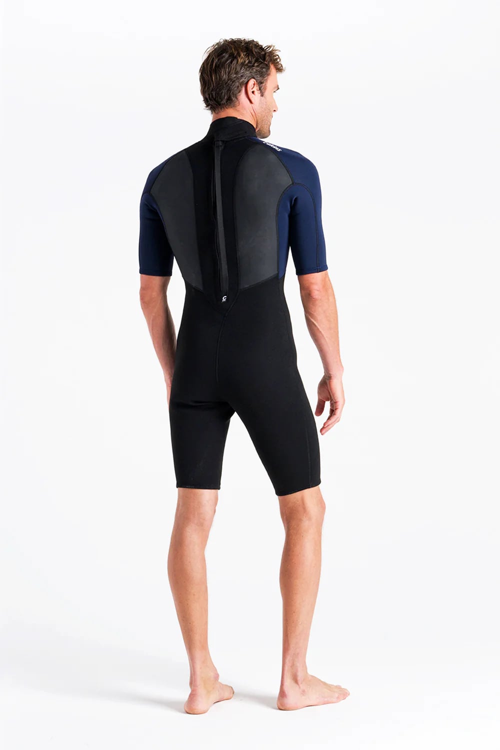 C-Skins Element 3:2 Back Zip - Herren Kurze Ärmel Shorty Wetsuit