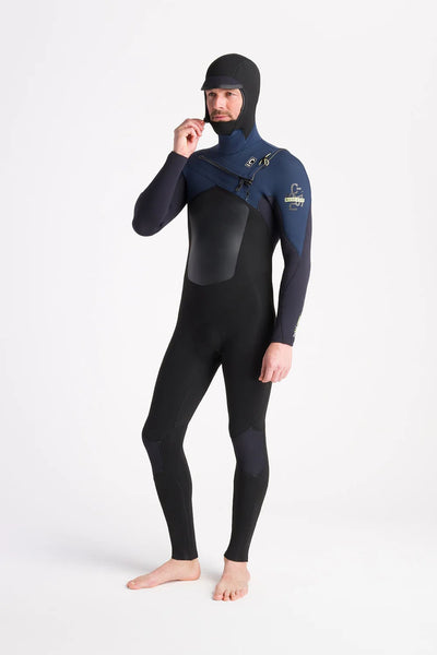 C-Skins NuWave ReWired 5:4 Mens GBS Chest Zip Hooded Steam