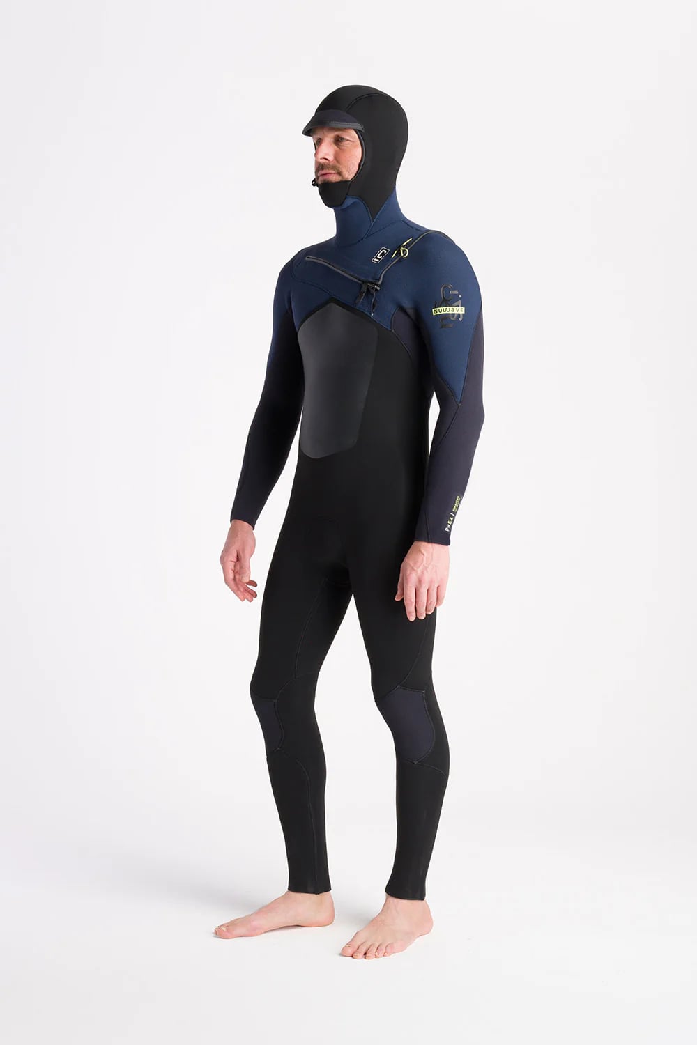 C-Skins NuWave ReWired 5:4 Mens GBS Chest Zip Hooded Steam