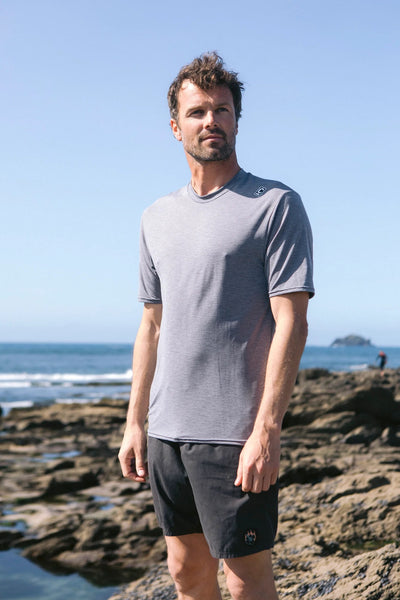 C-Skins NUWAVE UV Herren Short Sleeve Surf Tee