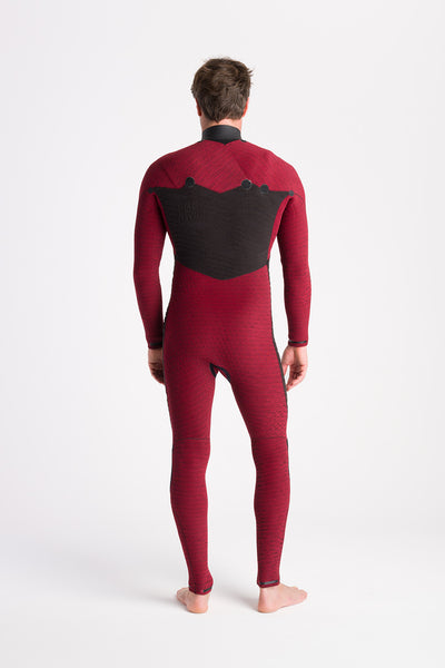 NuWave Wired 4:3mm Heren Chest Zip Steamer Wetsuit