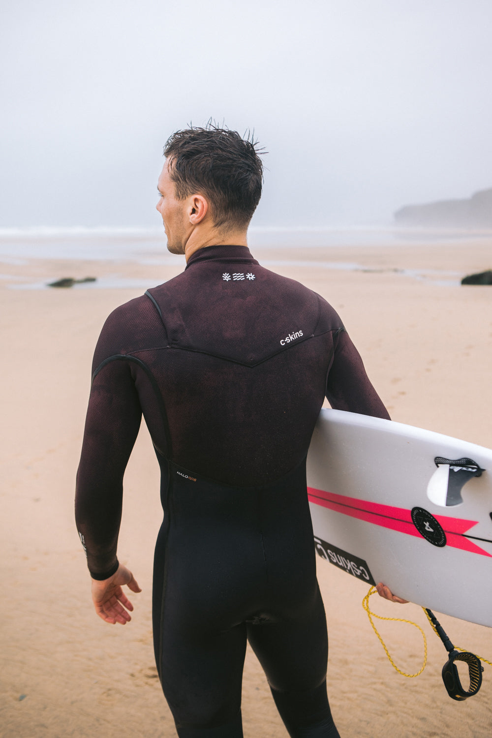 NuWave Wired 4:3mm Heren Chest Zip Steamer Wetsuit