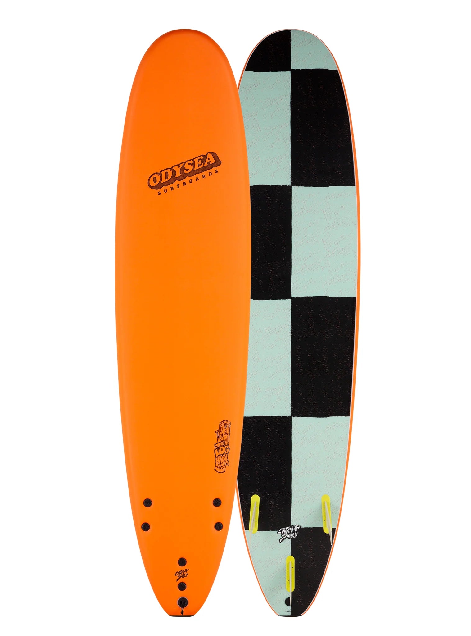 The Log - High Performance - Tri-Fin - Softtop surfboard