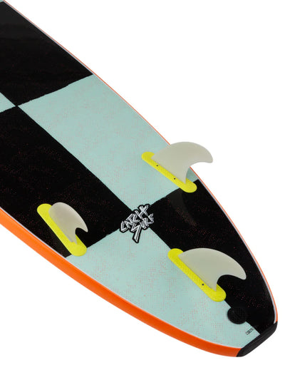 The Log - High Performance - Tri-Fin - Softtop surfboard