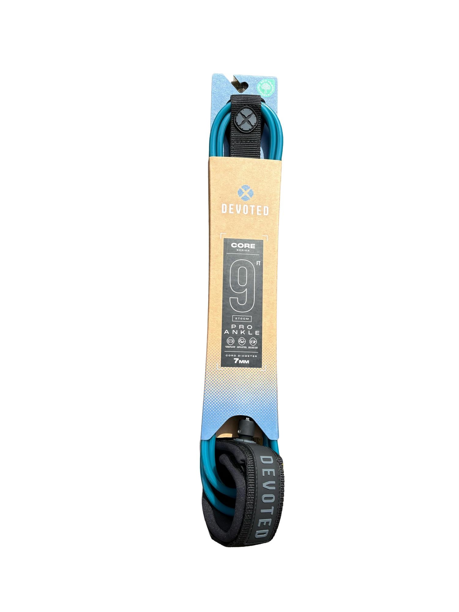 Devoted 9ft Pro Ankle Leash 7mm