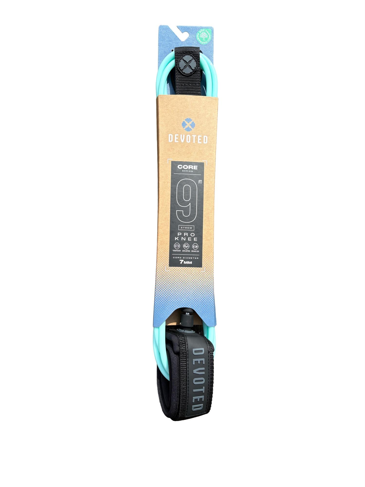 Devoted 9ft Pro Knee Leash 7mm