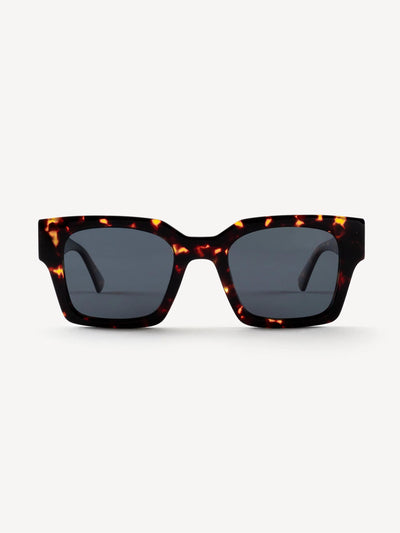 Devoted Baddy Polarized Unisex Sunglasses - Brown Leopard